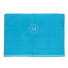 Πετσέτα μπλε με κεντημένο μονόγραμμα